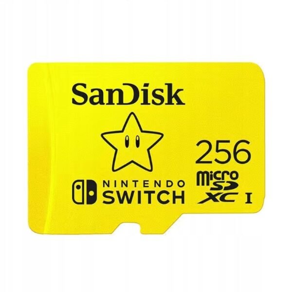 bcf8f7664b29b86e5bd0bf61a739.jpg Pamäťová karta SanDisk Nintendo microSDXC 256 GB 100 / 90 MB/s V30 U3