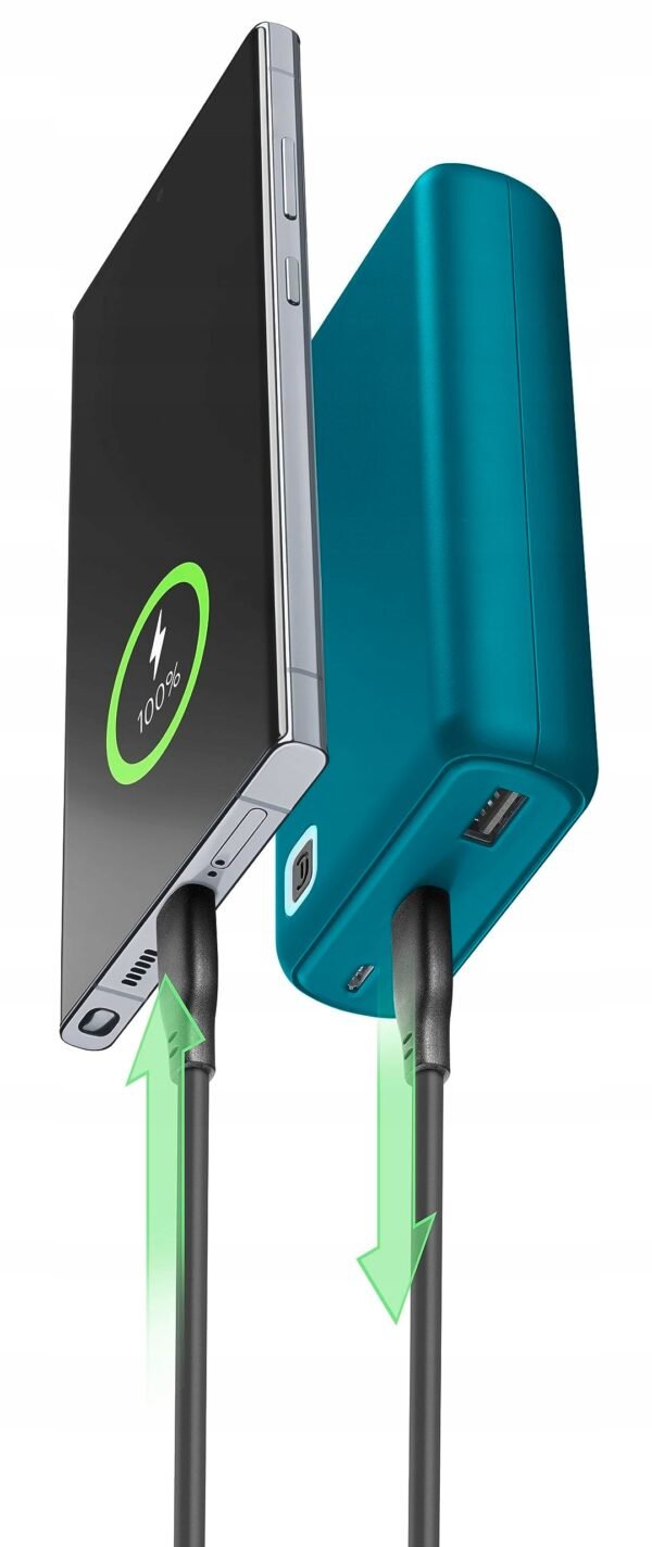 Powerbank CellularLine S.p.A. 20000 mAh, zelený