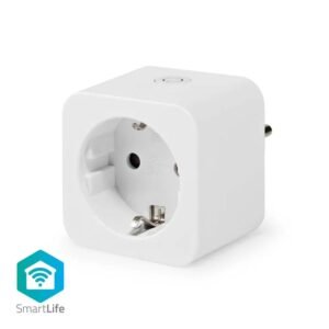 c171084443508e329eb1115722ca.jpg NEDIS WIFIP121FWT Inteligentná Smart zásuvka s monitorovaním spotreby energie, 3680W