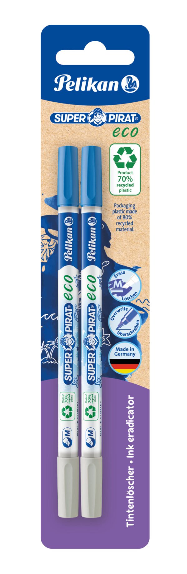 Korektory Pelikan Super Pirat Eco 2 ks (2 kusy)