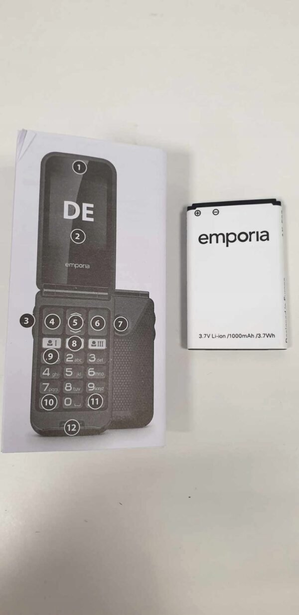 Telefón Emporia TalkGlam čierny 2.4" 2G F88 68c54