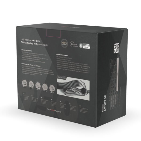 c4305e6c48dd82f0de6dcf8397a2.jpg Zdroj Mars Gaming 750 W ATX 80 PLUS s 120 mm ventilátorom