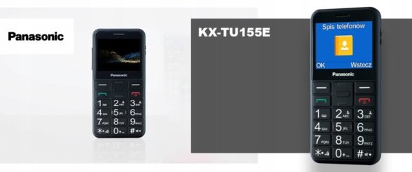 Mobilný telefón Panasonic KX-TU155 512 MB 2G čierny