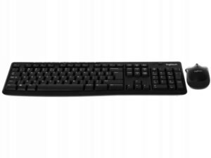 Sada klávesnice a myši Logitech čierna