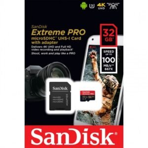 cfa368f545b08b9ed881d47220e6.jpg Pamäťová karta SanDisk microSDHC Extreme Pro 32GB U3 V30 UHS-I A1, 100/90 MB/s