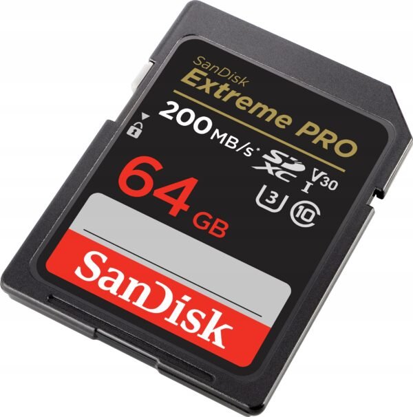 d2595ad2448ba4f2f498302f24f8.jpg Pamäťová karta SanDisk Extreme PRO 64 GB SDXC 200/90 MB/s V30