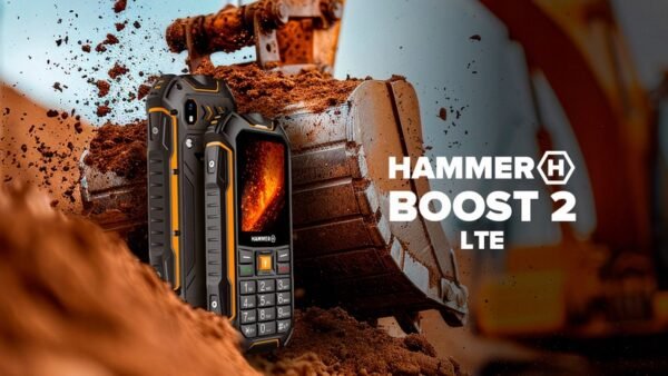 Odolný telefón Hammer Boost 2 LTE Dual SIM batéria 3500mAh pancierový IP68