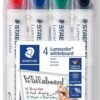 Popisovač na bielo tabuľu, viacfarebný Staedtler, 4 ks