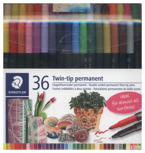 e514145e4141a26a557feef6cf11.jpg Fixky Staedtler 36 ks Design Journey obojstranné vodoodolné 36 farieb