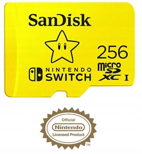 e56798f6434a8e40ecf416037a4f.jpg Pamäťová karta SanDisk Nintendo microSDXC 256 GB 100 / 90 MB/s V30 U3