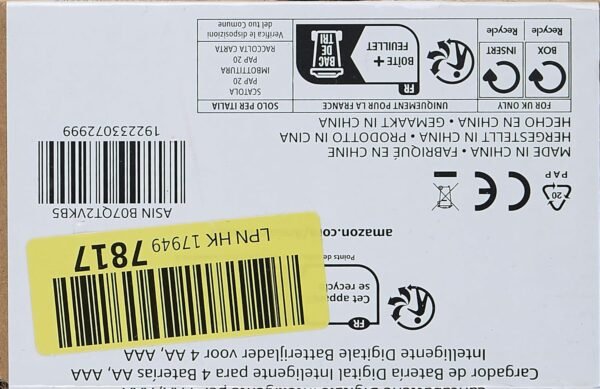 f6e994384880ad53653f50c15b11.jpg Nabíjačka Amazon Basics V-6680-EU 4 AA, AAA