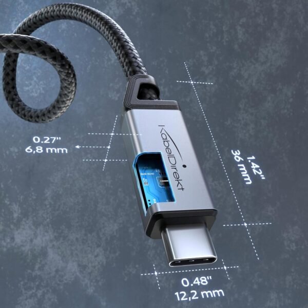 fbe65b1a4de6b8de271c9ce5f681.jpg Kábel KabelDirekt USB-C na USB-C 1 m čierny