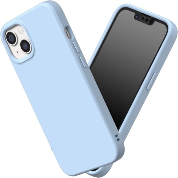 RhinoShield SolidSuit — tenký nárazuvzdorný kryt na iPhone 13 a iPhone 14 ľadovo modrý