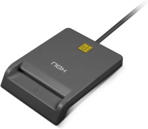 NOX CardID NXLITECARDID — USB čítačka španielskeho DNIe a portugalského Cartão de Cidadão, čierna