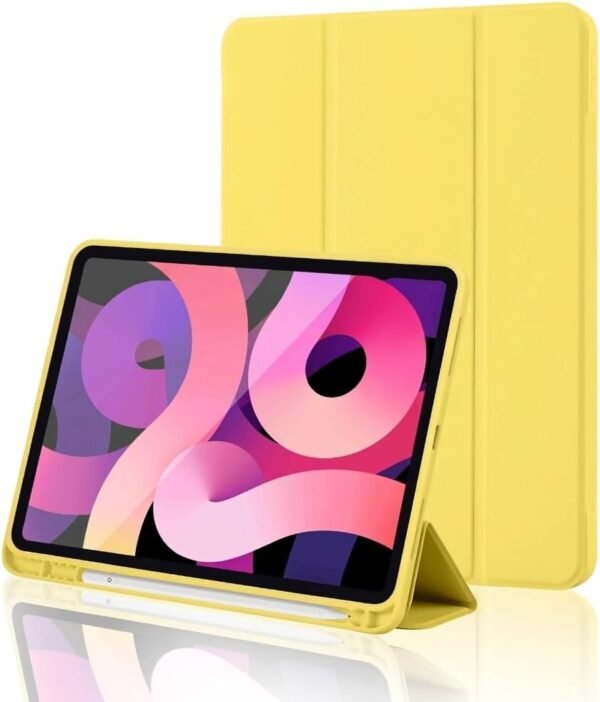 Palkitsee — puzdro na iPad 11 A16 (2025) a iPad 10 (2022) s držiakom pera a stojanom žlté