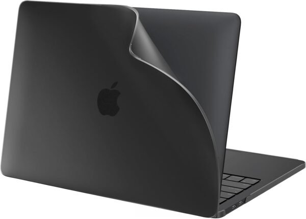 BlueSwan — polopriesvitný obal z PP na MacBook Pro 13 M1/M2 (2016–2022) matný čierny