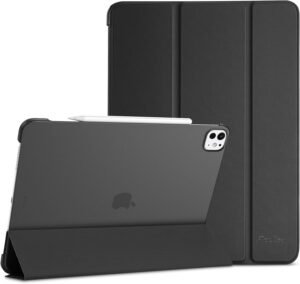 ProCase — puzdro so stojanom a priesvitným chrbtom na iPad Pro 13 M4/M5 čierne