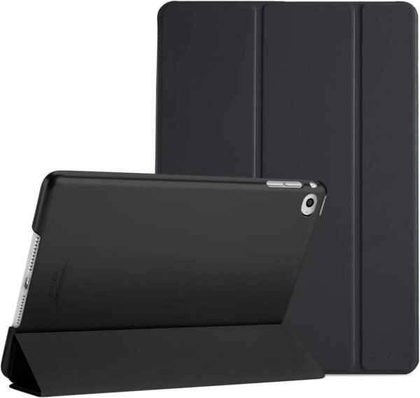 ProCase — tenké puzdro Smart Case s matným priesvitným chrbtom na iPad Air 2 čierne