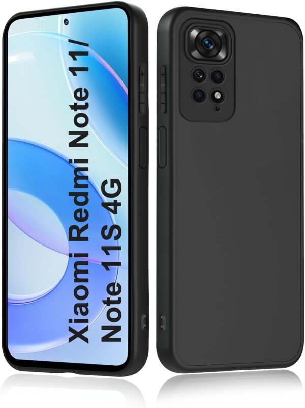 Simply Speakers — matný ochranný kryt na Xiaomi Redmi Note 11 a Note 11S 4G čierny