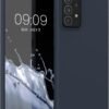 kwmobile — mäkký TPU obal na Samsung Galaxy A52 / A52 5G / A52s 5G čučoriedkovo modrý
