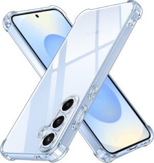 ivoler — priehľadný TPU kryt na Samsung Galaxy S25 so zosilnenými rohmi