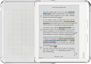 Stianiiie — priehľadný TPU obal so zosilnenými rohmi na Kobo Libra 2 / Libra Colour 7"