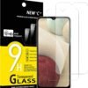 NEW'C — tvrdené ochranné sklo na Samsung Galaxy A12 s tvrdosťou 9H a hrúbkou 0,33 mm 2 ks