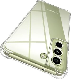 ivoler — priehľadný TPU kryt na Samsung Galaxy S21 FE 4G/5G so zosilnenými rohmi