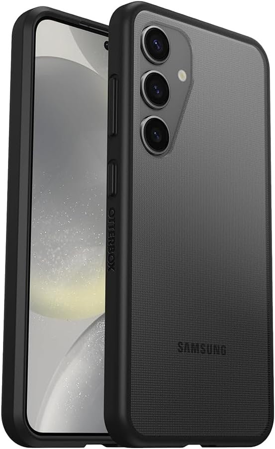 OtterBox Sleek — tenký nárazuvzdorný kryt na Samsung Galaxy S24 priehľadný s čiernym rámom