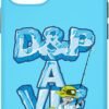 JuL D&P for Life — dvojvrstvový kryt na iPhone 12 / 12 Pro s potlačou D&P à vie a rybárom svetlomodrý