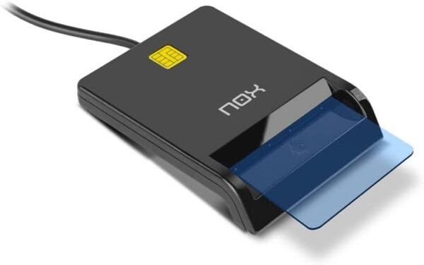 NOX CardID NXLITECARDID — USB čítačka španielskeho DNIe a portugalského Cartão de Cidadão, čierna