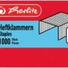 Herlitz spinky 24/6 — balenie 2 x 1000 kusov pozinkovaných spiniek do zošívačky