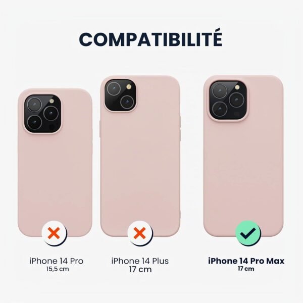 kwmobile — tenký TPU kryt na iPhone 14 Pro Max s jemným povrchom vo farbe Coconut Swirl