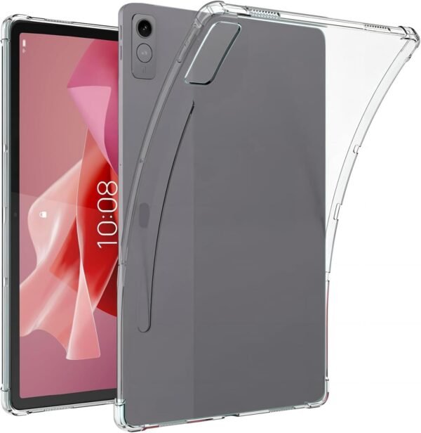 KUSINHOKA — priehľadný TPU obal na Lenovo Tab P12 12,7 palca so zosilnenými rohmi
