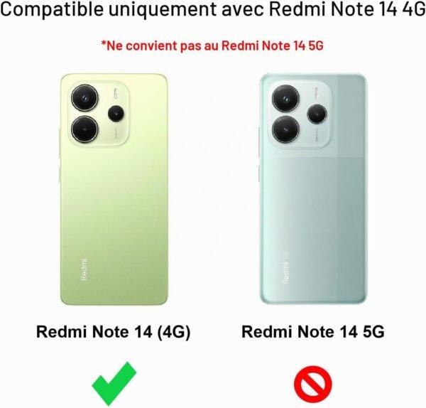Cresee — priehľadný kryt na Xiaomi Redmi Note 14 4G z mäkkého TPU so zosilnenými rohmi