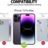 MyGadget — dvojvrstvový silikónový kryt na iPhone 14 Pro Max kompatibilný s MagSafe svetlomodrý