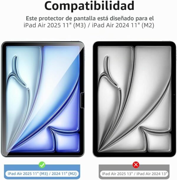 NEW'C — 2 tvrdené ochranné sklá na iPad Air 11 M3 (2025) a M2 (2024)