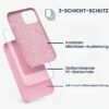 kwmobile — silikónový kryt na iPhone 12 Pro Max s jemným povrchom svetloružový