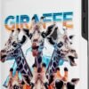Puzdro na iPhone 14 s potlačou žiráf a nápisom Giraffe v retro štýle 90. rokov biele