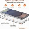 ivoler — priehľadný kryt na Samsung Galaxy S25 Ultra s ochranou fotoaparátu a vzduchovými rohmi