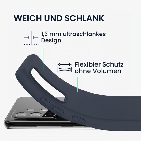 kwmobile — mäkký TPU obal na Samsung Galaxy A52 / A52 5G / A52s 5G čučoriedkovo modrý