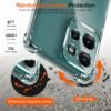 ivoler — priehľadný silikónový kryt na Motorola Moto Edge 50 so zosilnenými rohmi