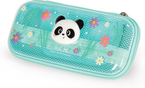 Legami Wonderwow Panda — peračník s 2 priehradkami, držiakom na perá a sieťkou 23 x 11 x 5 cm