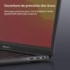 BlueSwan — polopriesvitný obal z PP na MacBook Pro 13 M1/M2 (2016–2022) matný čierny