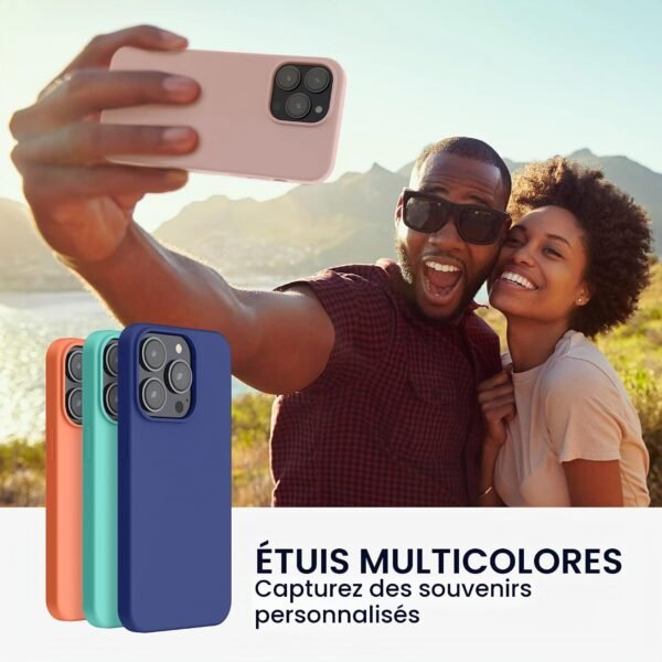 kwmobile — tenký TPU kryt na iPhone 14 Pro Max s jemným povrchom vo farbe Coconut Swirl