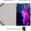 LIFANG — tenké koženkové puzdro na Lenovo Tab P11, P11 Plus a Moto Tab G70 so stojanom čierne