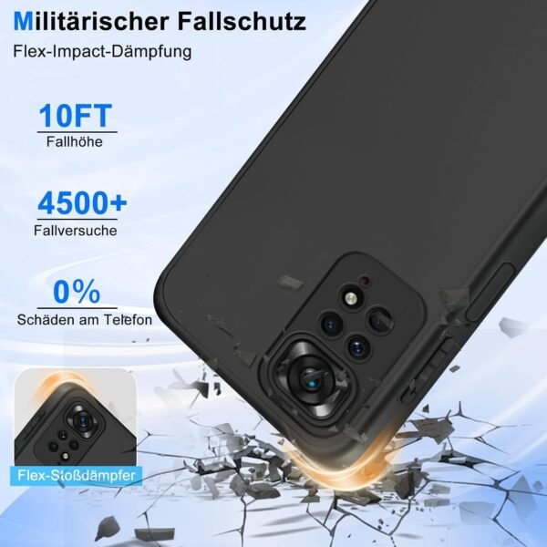 Simply Speakers — matný ochranný kryt na Xiaomi Redmi Note 11 a Note 11S 4G čierny