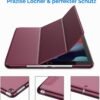 JETech — puzdro na iPad 10,2 (9., 8. a 7. generácia) s automatickým uspaním burgundské