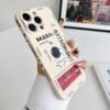 Yonds Queen — mäkký kryt na iPhone 11 Pro s kresleným motívom astronauta a nápisom Mars biely