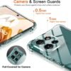 ivoler — priehľadný silikónový kryt na Motorola Moto Edge 50 so zosilnenými rohmi